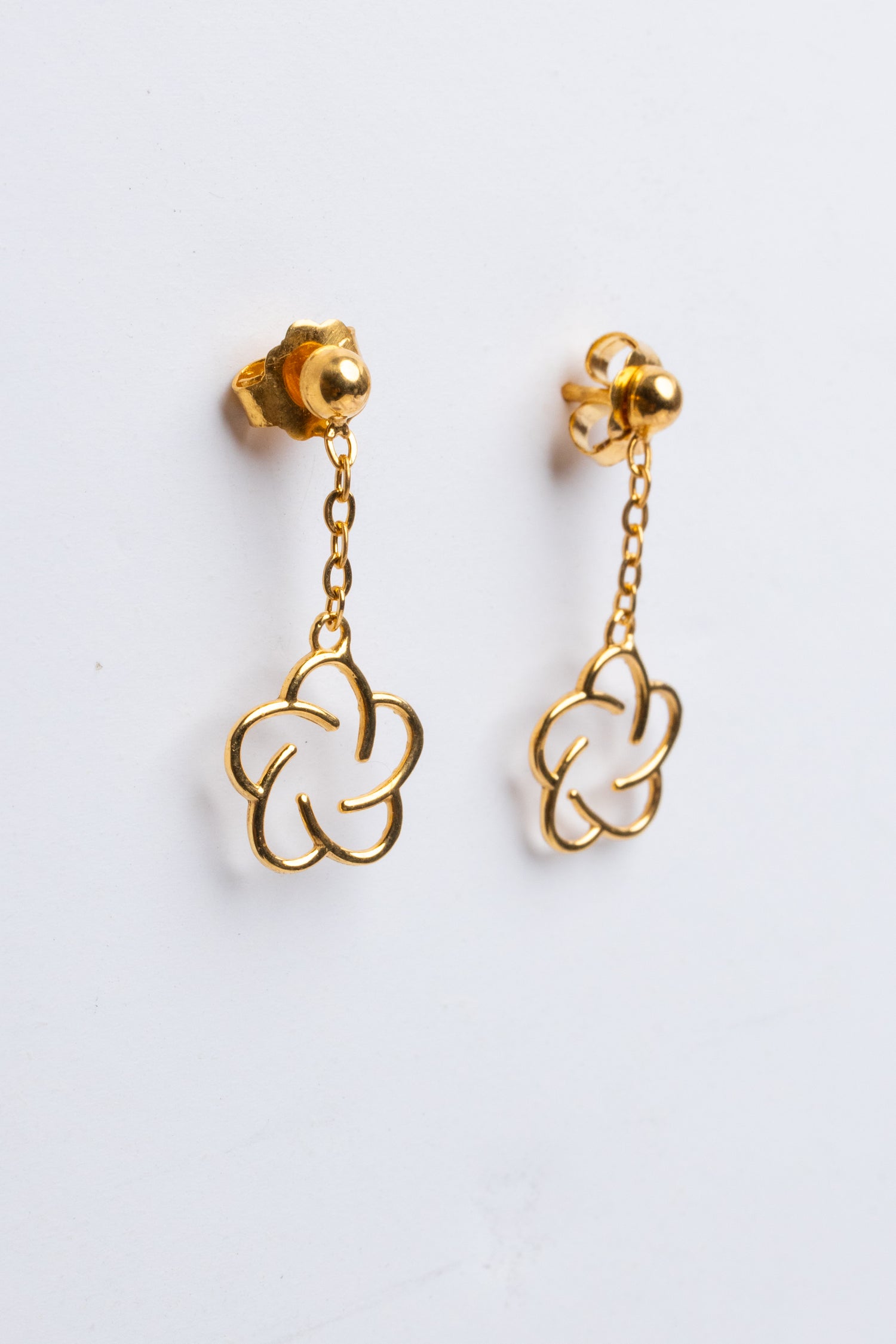 Golden Bloom Earings Gold 21K