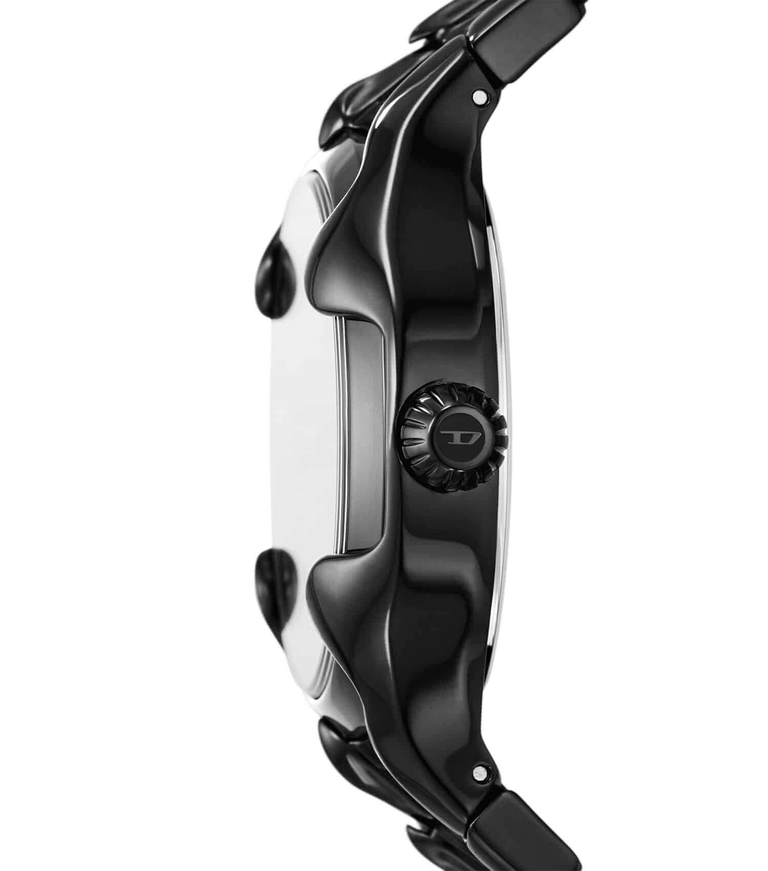 Men Vert Quartz Watch 44mm with Black Strap