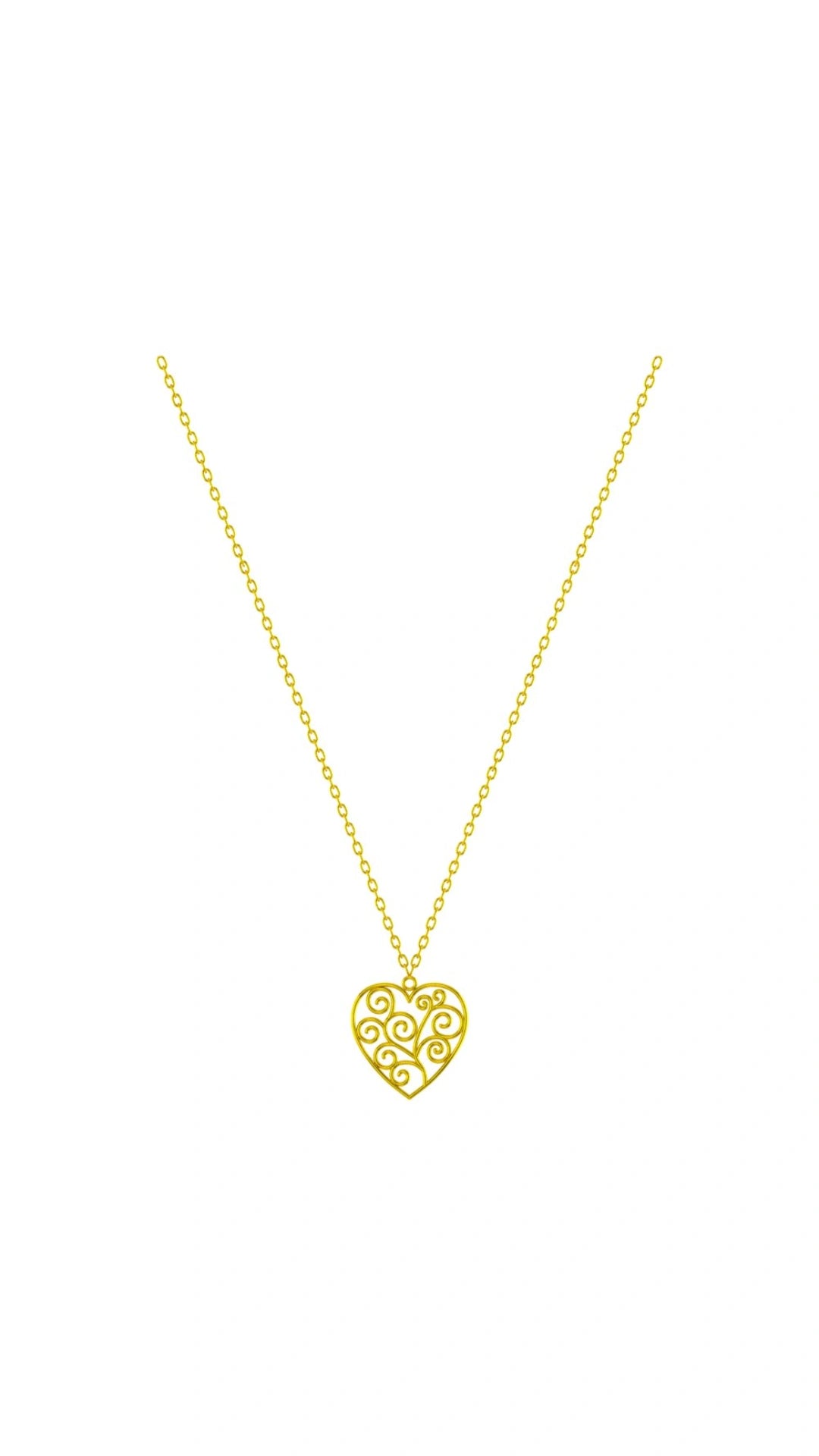 Heart of Gold Filigree