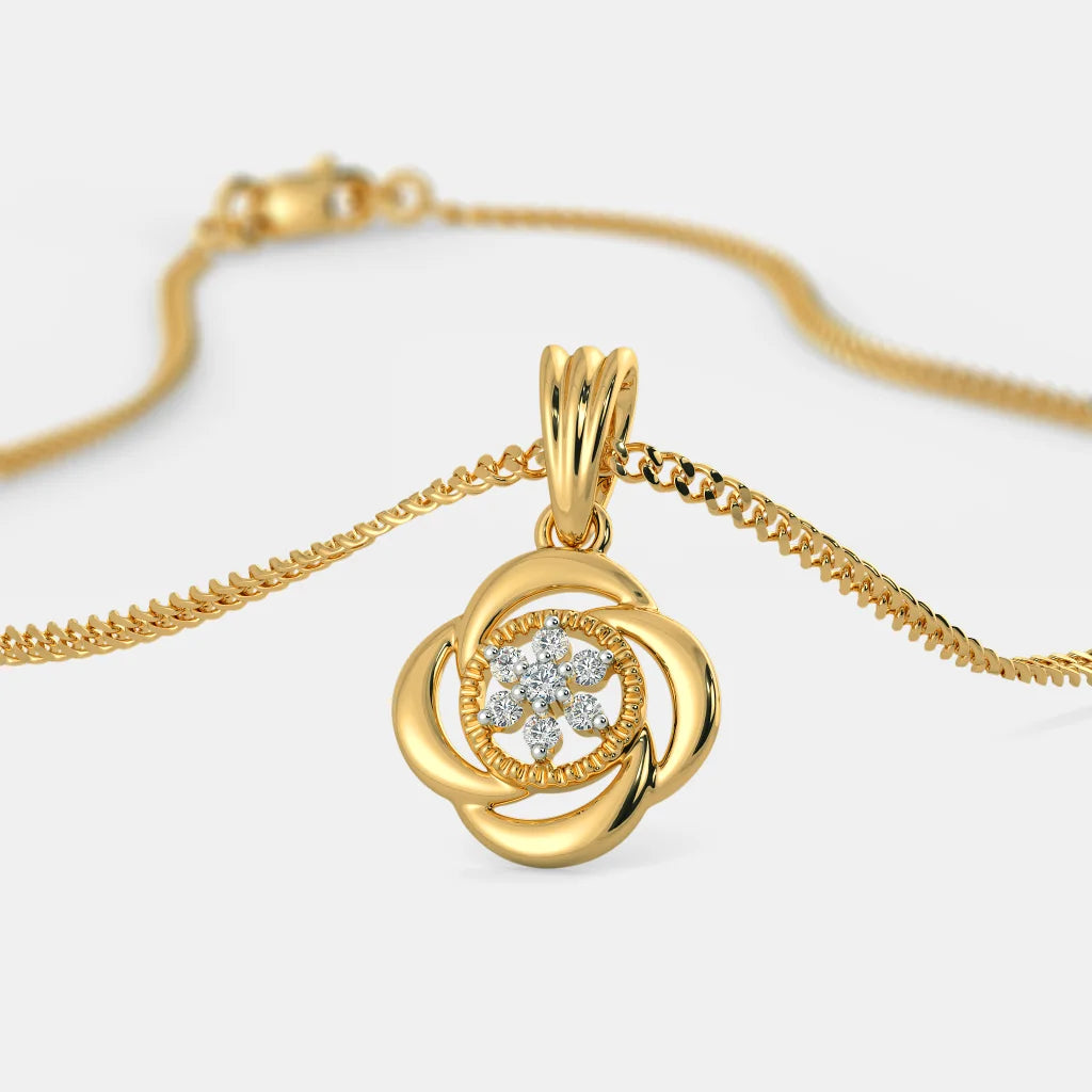 Celeste Flora Necklace 21K (Not plated)
