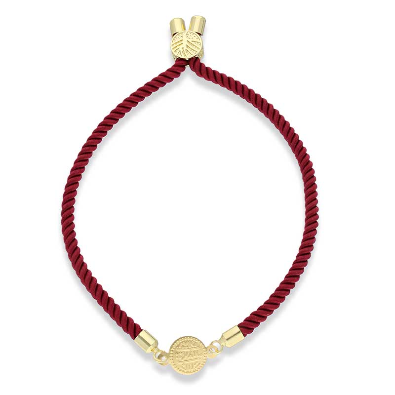 21K Gold Elegance Coin Bracelet