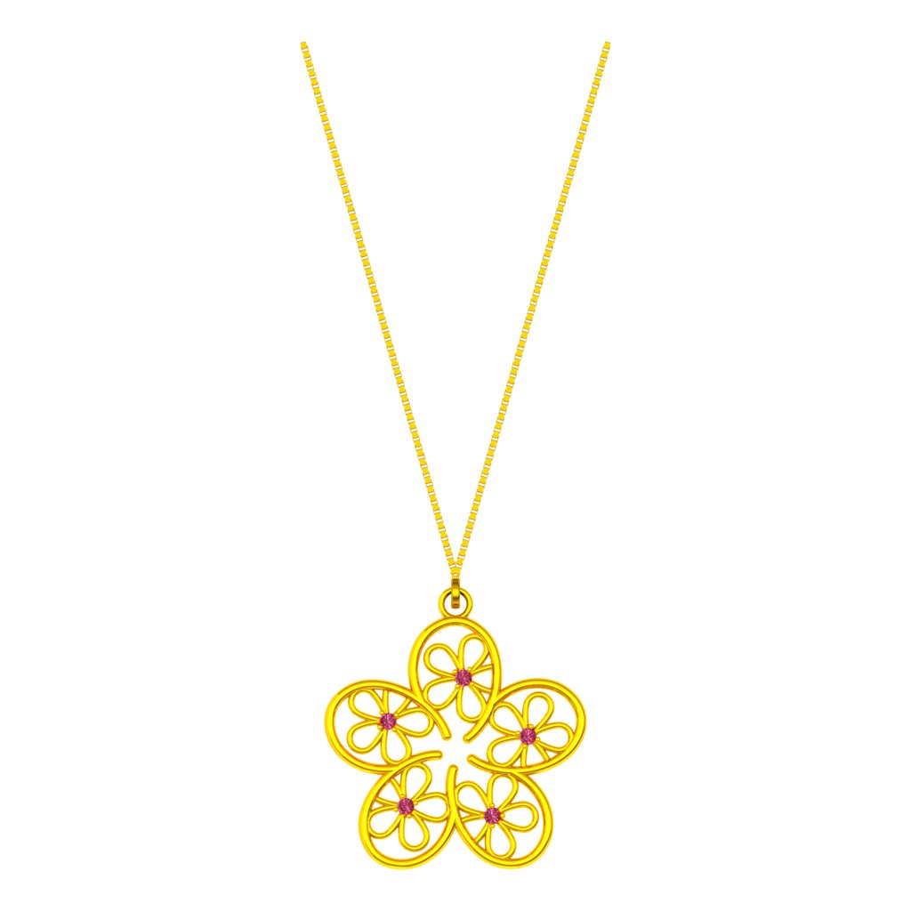 Dawn Charm Necklace Gold 21k (Not plated)